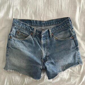 vintage levi orange tab mom denim shorts